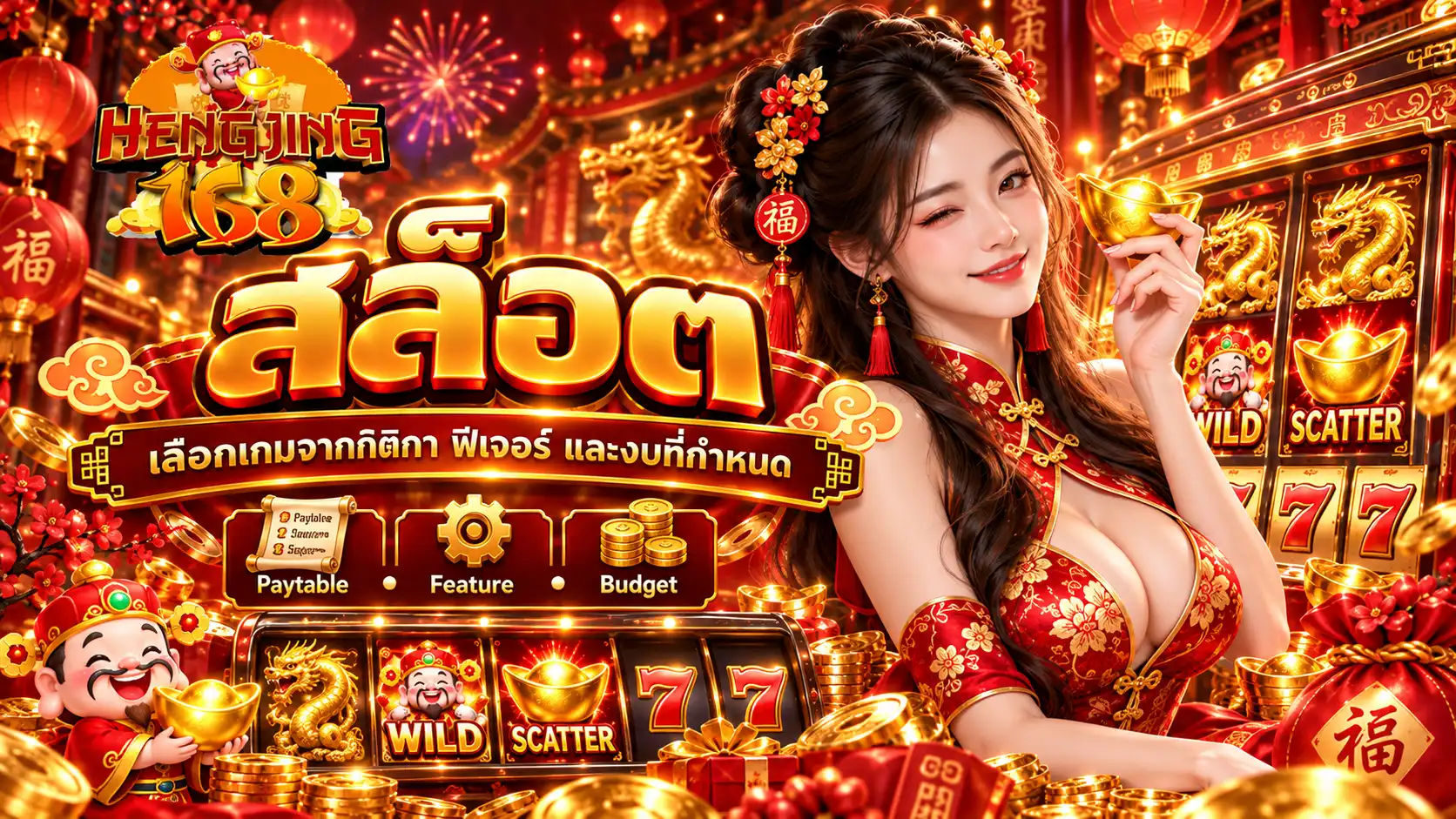 HENGJING168 สล็อต เลือกเกมจากกติกา ฟีเจอร์ และงบที่กำหนด